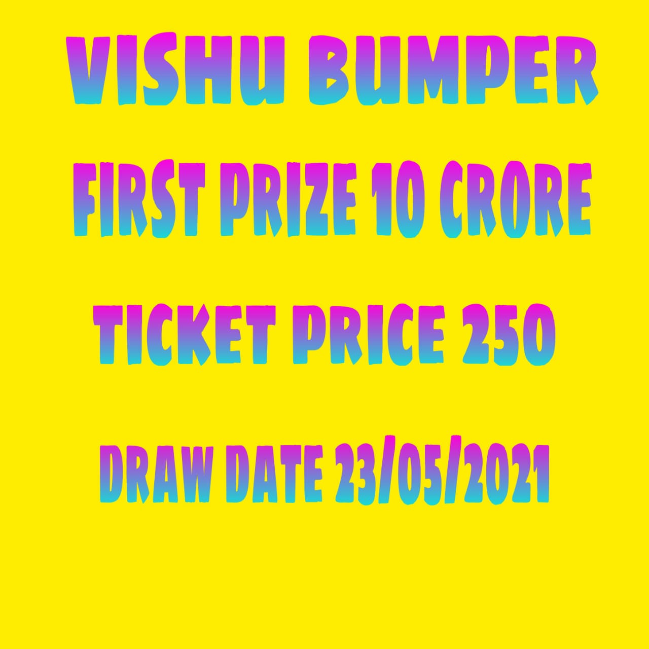 Kerala Vishu Bumper Lottery Online
